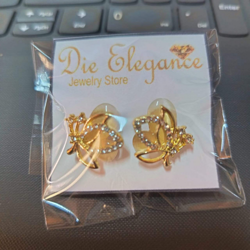 Butterfly Radiance Stud Earrings